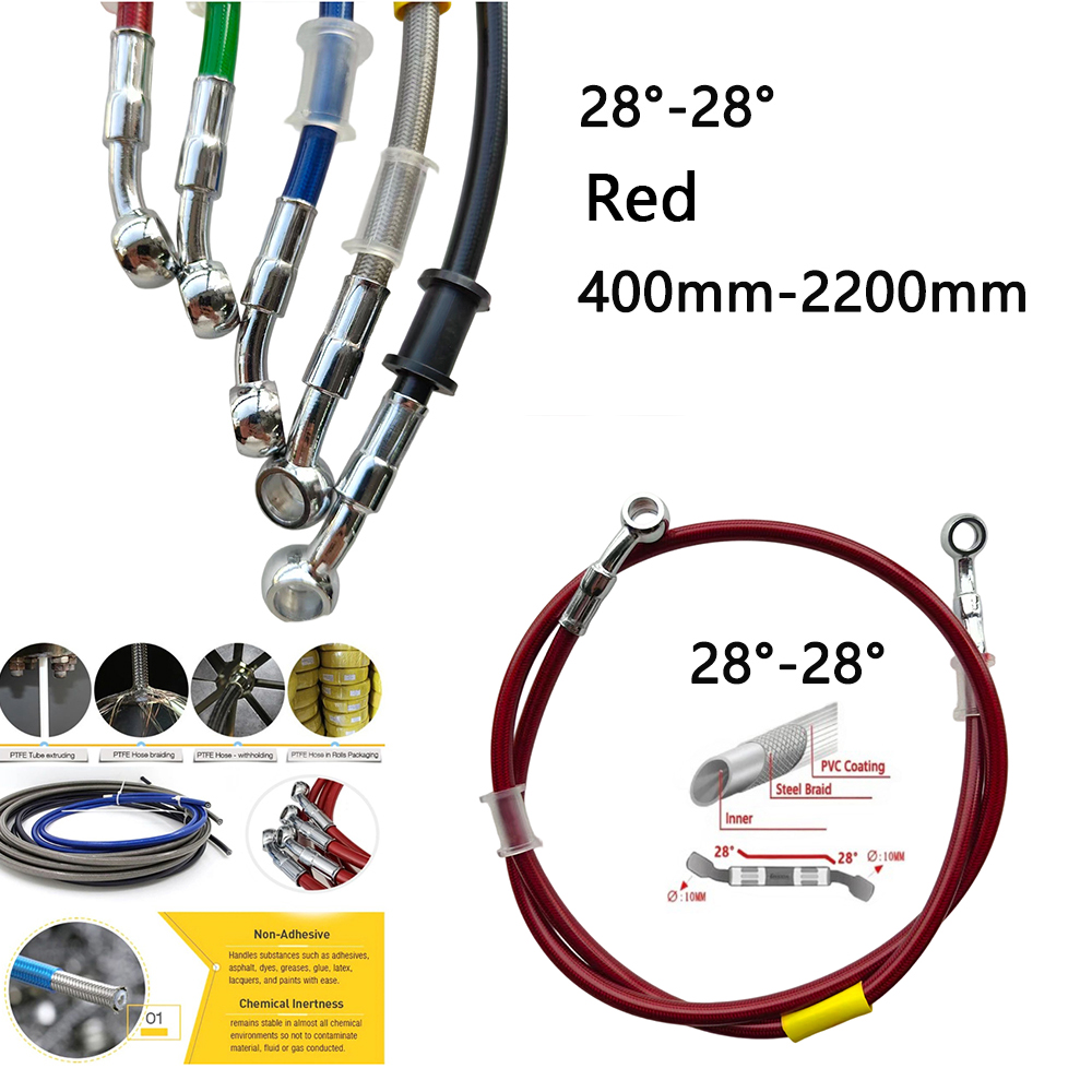28-28 Rode Universele Motorfie - Braided Line recensie en prijs